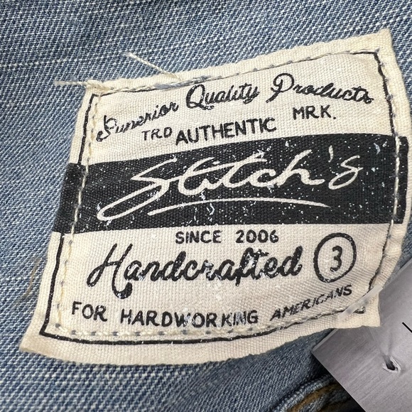 Stitch’s Jeans Denim Jacket - Size 3x - Picture 5 of 6